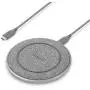 Moshi Otto Q Wireless Charger, Qi Certified, Textured Fabric, Fast-Charging 15W Max Compatible with iPhone 12 Mini/12 Pro/12 Pro Max/SE 2/11 Series, AirPods Pro, Galaxy/Note, Pixel (No AC Adapter)