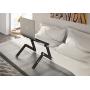 Laptop Table Stand Adjustable Riser: Portable with Mouse Pad Fully Ergonomic Mount Ultrabook MacBook Gaming Notebook Light Weight Aluminum Black Bed Tray Desk Book Fans Up to 17 inch