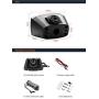 Third Roof Top Mount Brake Lamp Camera Brake Light HD Rear View Backup Parking Camera for Dodge Ram Promaster 2008-2016 Transporter Truck Vans