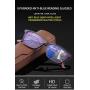 Progressive Multifocal Blue Light Blocking Reading Glasses Women Men-Purple 1.0X