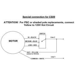Brushless DC Motor, ECM, 1/10 HP, 1100 rpm