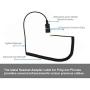 Polycom Compatible Plantronics VoIP Ultra Noise Canceling Hw720 Duo Headset Bundle | SoundPoint, VVX and CX Phones: IP300, IP500, IP600, CX200, CX700