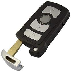Waray 4 Button Remote Car Key Shell Fob Case for BMW 7 Series 745i 750i 750Li 760i 760Li Smart Key Fob Cover