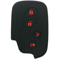 Coolbestda 4buttons Smart Key Fob Cover Case Keyless Entry Protector for Lexus RX350 ES350 IS250 GX460 LX570 IS350 GS430 GS300 GS450h is-C is-F HYQ14AEM HYQ14ACX