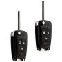 Car Key Fob Keyless Entry Remote Flip fits 2010-2017 Buick Allure Encore Lacrosse Regal Verano/Chevy Camaro Cruze Equinox Impala Malibu Sonic/GMC Terrain (OHT01060512), Set of 2