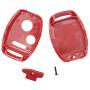 Replacement Key Fob Shell Fit for Honda Accord Crosstour Civic Odyssey CR-V CR-Z Fit 3 Buttons Keyless Entry Remote Case Car Key Housing (Red)