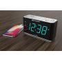 Emerson SmartSet Alarm Clock Radio with Bluetooth Speaker, Charging Station/Phone Chargers with USB port for iPhone/iPad/iPod/Android and Tablets, ER100301