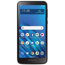 TracFone Motorola Moto E6 4G LTE Prepaid Smartphone (Locked) - Black - 16GB - Sim Card Included - CDMA