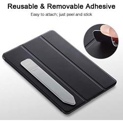 ESR Pencil Holder Compatible with Pencil (1st and 2nd Gen), Elastic Pocket [Stylus Pens Protected and Safe] Pouch Adhesive Sleeve Attached to Case for Stylus Pens - Silver Grey