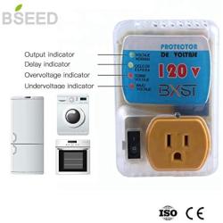 BSEED US Plug Home Appliance Surge Protector Power Suppressor Voltage Brownout Outlet (012) 1 PACK