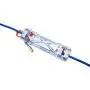 Weatherproof Extension Cord Protector - Clear Housing with Hook and Security Loop