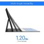 iPad 8th Generation Case with Keyboard, Compatible with iPad 10.2, iPad Air 3, iPad Pro 10.5 - Backlit, Wireless, Smart Keyboard Folio for Apple iPad - iPad 7th Generation Keyboard Case- Space Gray