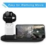 Kertxin Wireless Charger Stand,4 in 1 Wireless Charging Station Dock for Apple Watch iWatch SE/6/5/4/3/2/1, Airpods,iPhone Series 12/12Pro/11/11 Pro Max/X/Xs/XR/8 Plus/8,Samsung Galaxy S10 S9