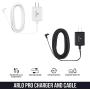Wasserstein Outdoor Quick Charge 3.0 Power Adapter Compatible with Arlo Pro, Pro 2, Go, Weatherproof (Black)