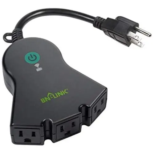 BN-LINK Smart WiFi Heavy Duty Outdoor Outlet, Timer and Countdown Function, No Hub Required for Outdoor Lights, Compatible with Alexa and Google Assistant (Outdoor) 2.4 GHz Network only BN-LINK Smart WiFi Heavy Duty Outdoor Outlet, Timer and Countdown Function, No Hub Required for Outdoor Lights, Compatible with Alexa and Google Assistant (Outdoor) 2.4 GHz Network only