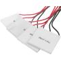 WiMas 5PCS Thermoelectric Cooler Peltier TEC1-12705 12V 5A 45W Heat Sink Cooling Peltier Module 40x40mm