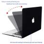 MOSISO Compatible with MacBook Air 13 inch Case (Models: A1369 & A1466, Older Version 2010-2017 Release), Protective Plastic Hard Shell Case & Keyboard Cover & Screen Protector, Black