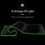 Havit RGB Gaming Mouse Pad Soft Non-Slip Rubber Base Mouse Mat for Laptop Computer PC Games (31.5 X 11.8 X 0.16 inches, Black)