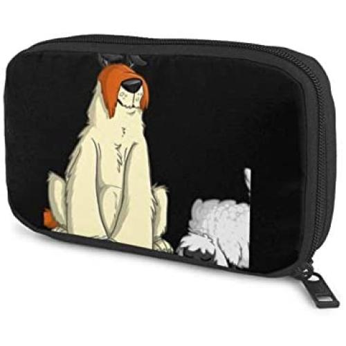 Hxuedan sam sheepdog Looney Tunes The Data Cable Storage Bag Is A Portable And Independent Design SuitableVFor Travelers To Place The Data Cable, Earphone And Electronic Product Data Cable Storage Bag
