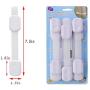 Child Safety Cabinet Locks for Baby Proofing (6 Pack) No Tool or Drilling Needed with Super Strong 3M Adhesive, Multi-Purpose Locks, Baby Proof Home Drawer, Cabinets, Oven, Window, Toilet Seat
