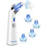 Blackhead Remover Vacuum - June Julien Facial Pore Cleanser Electric Acne Comedone Extractor Kit USB Rechargeable Blackhead Suction Tool with LED Display for Facial Skin(Blue)