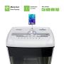 Aurora AU1285MD Compact Desktop-Style High Security 12-Sheet Micro-Cut Paper and CD/Credit Card/Junk Mail Pullout Basket Shredder, White/Black