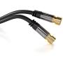 KabelDirekt – Digital Coaxial Audio Video Cable (75 feet) Satellite Cable Connectors – Coax Male F Connector Pin – Coax Cables for Satellite Television – Pro Series