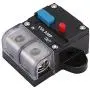OUHL 150A 200A Circuit Breaker Manual Reset, 0-8 Gauge Trolling Motor Auto Car Stereo Audio Inline Fuse Block Holders Inverter for Automotive Rv Marine Boat (150A)