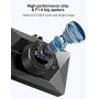 Dash Cam, Crosstour 1080P Dash Camera for Cars 3” LCD Screen Car Camera 170° Wide Angle DVR Recorder with WDR, G-Sensor, Loop Recording and Motion Detection