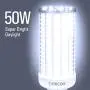 2 Pack 50W LED Corn Light Bulb, 500W Equivalent and 5000 high Lumen led Bulb 240 LED Beads Super Bright Daylight White E26/A19 Base ( 2 Pack）