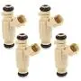 uxcell 4pcs Vehicle Fuel Injector 4 Holes 35310-23600 for Hyundai Tucson Santa Fe Elantra