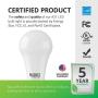 Sunco Lighting 4 Pack A21 LED Bulb 22W=150W, 2700K Soft White, 2550 LM, E26 Base, Dimmable, Indoor Light for Lamp - UL & Energy Star