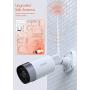 Security Camera Outdoor, Mibao 1080P WiFi Camera, IP66 Waterproof, with Two-Way Audio, Night Vision, Motion Detection, Compatible with iOS/Android (Use Wired Power)