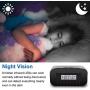 Mini Spy Cameras 1080 Wireless Hidden Camera Clock Portable WiFi Nanny Cam with Night Vision and Motion Detection Security Surveillance Cameras with Phone App for Indoor/Home/Apartment/Office