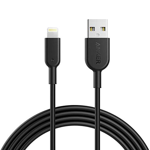 Anker Powerline II Lightning Cable (6ft), MFi Certified for iPhone 11 / XS/XS Max/XR/X / 8/8 Plus / 7/7 Plus / 6/6 Plus