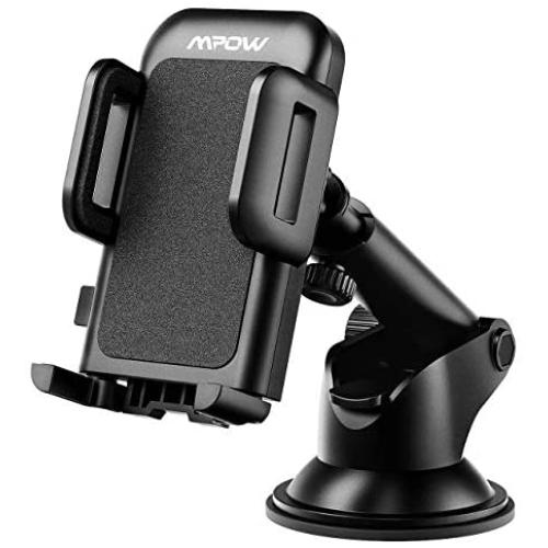 Mpow Car Phone Mount, Washable Strong Sticky Gel Pad with One-Touch Design Dashboard Car Phone Holder Compatible iPhone 12/11 pro/11 pro max/XS/XR/X/8/7, Google Nexus, LG, Huawei and More