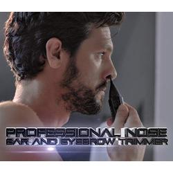 MANGROOMER New Advanced Professional Plus+ Nose Trimmer, Ear Hair Trimmer & Eyebrow Trimmer With Bonus Light & Trimming Comb!