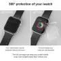BRG Case for Apple Watch Series SE 6 5 4 3 Screen Protector 40mm 44mm 38mm 42mm,[2 Pack] Soft TPU HD Clear Ultra-Thin Overall Protective Cover Case