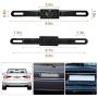 DUTTY Car Rear View Camera Waterproof HD Color Wide with 7 Infrared Night Vision LED Lights