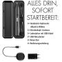 Curaprox Black is White Black Electric Toothbrush with 2 Carbon-Coated Toothbrush Heads