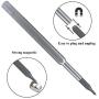 SUQIAOQIAO 25-in-1 Multifunction Screwdriver Set, Magnetic Screwdriver Bit Manual Repair Tool, for Computers, Mobile Phones, Various Electronic Products,Orange