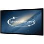 ShowMaven 100in /120in Fixed Frame Projector Screen, Diagonal 16:9, Active 3D 4K Ultra HD Projector Screen for Home Theater or Office (100inch)