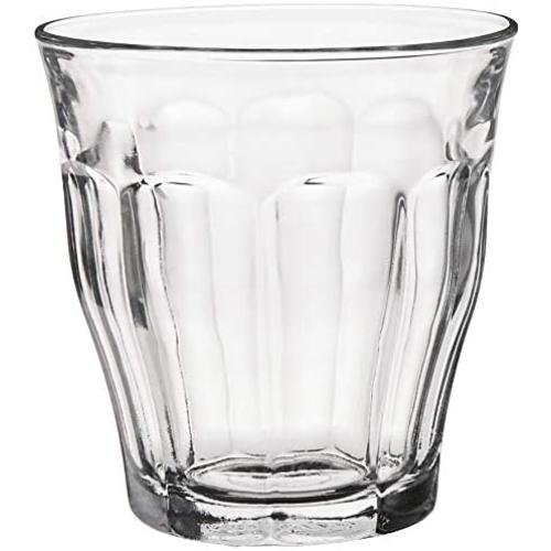Duralex, Clear 25 cl Picardie Tumbler, Pack of 6, Glass, 8-3/4-Ounce