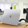 Kuzy Compatible with MacBook Pro 13 inch Case 2020 2019 2018 2017 2016 Release A2338 M1 A2289 A2251 A2159 A1989 A1706 A1708, Non-Slip, Fully Vented Plastic Hard Shell Cover for MacBook Pro, Clear
