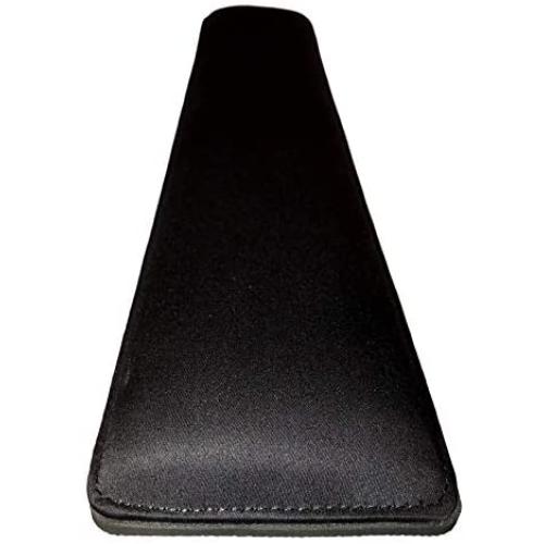 The Gamer Plug - Gaming Keyboard Wrist Rest Pad - Black - Stitched Edges - Memory Foam - 18.5” x 4” x 0.5” (Full Size, Slim) The Gamer Plug - Gaming Keyboard Wrist Rest Pad - Black - Stitched Edges - Memory Foam - 18.5” x 4” x 0.5” (Full Size, Slim)