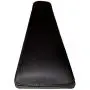 The Gamer Plug - Gaming Keyboard Wrist Rest Pad - Black - Stitched Edges - Memory Foam - 18.5” x 4” x 0.5” (Full Size, Slim)