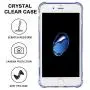 Matone for iPhone 7 Plus Case, for iPhone 8 Plus Case, Crystal Clear Shock Absorption Technology Bumper Soft TPU Cover Case for iPhone 7 Plus (2016)/iPhone 8 Plus (2017) - Clear Blue