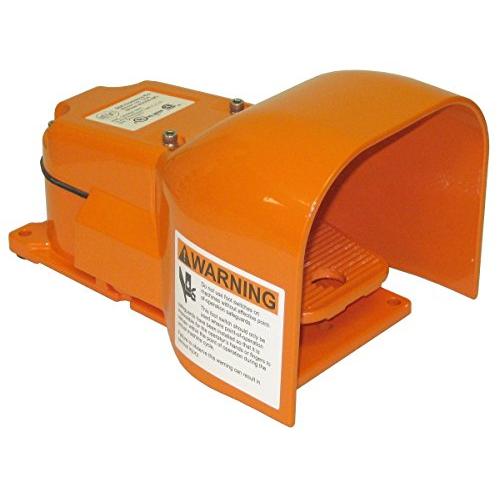 SSC Controls G500-MO Foot Switch, Heavy Duty, Made in USA, Electrical, Momentary Action, Single Pedal, Industrial, UL, CSA, Replaces 531-SWH, SPDT, 20 Amp