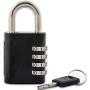 FJM Security SX-575 Combination Padlock with Key Override and Code Discovery, Pack of 25 with 2 Keys
