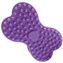 Emoly Upgraded Soft Silicone Body Brush Body，Scrubber Bath Shower Glove Exfoliating Skin SPA Massage Scrubber Cleanser, Antiskid Finger Sleeve for Baby Kids Wife Men Women Family (Purple)